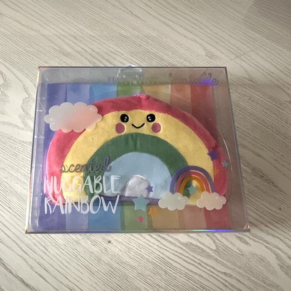 Scented Huggable Rainbow Pillow Heated NEW IN BOX